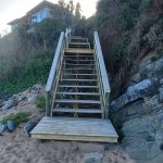 Keurbooms carpentry wooden decking and staircase After